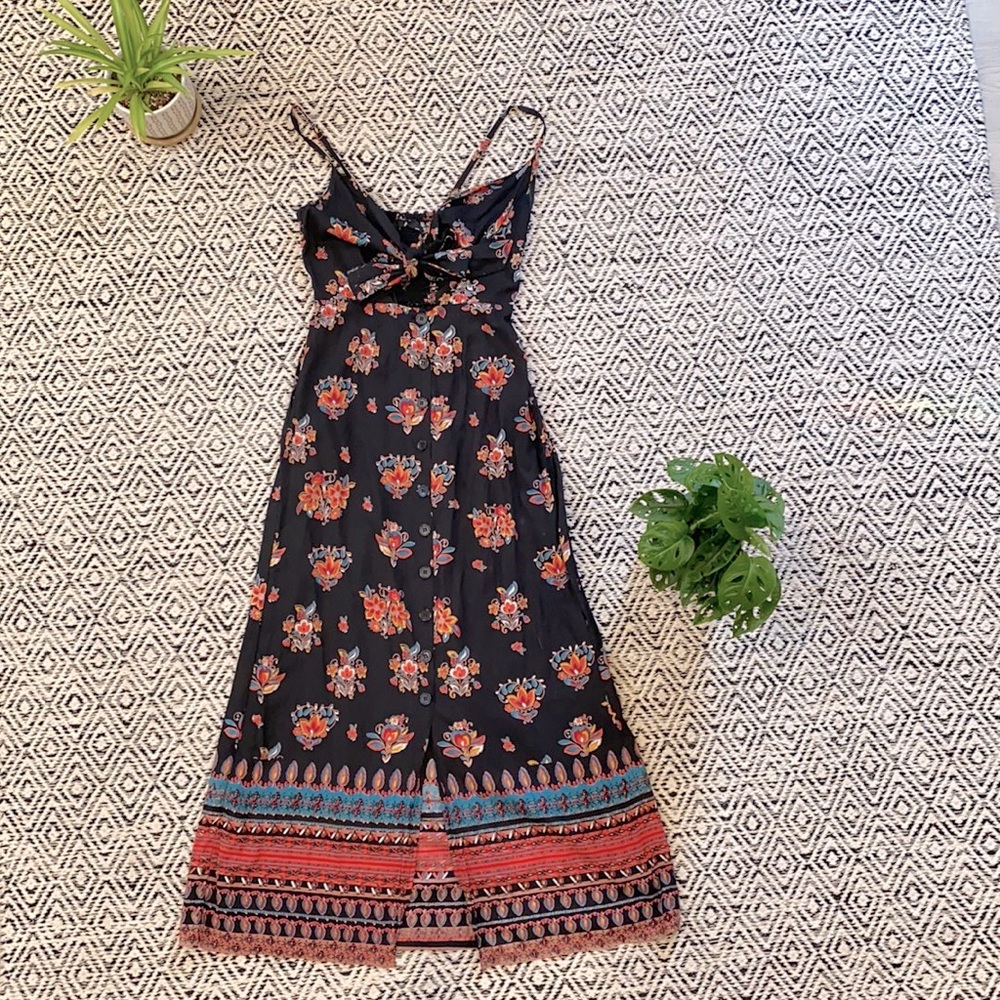 BoHo button up dress